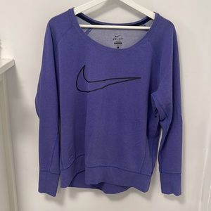 Nike purple sweat shirt